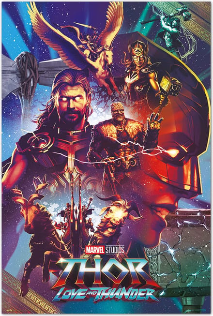 Thor poster - Film - Love and Thunder - Marvel - Chris Hemsworth - 61 x 91.5 cm