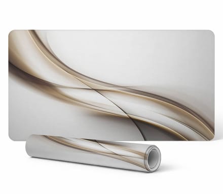 Antislip beschermmat voor op het bureau met abstract golfpatroon 90x45 cm