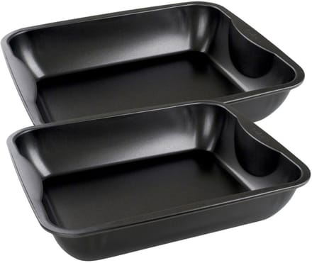 Set van 2 XXL ovenschaal rechthoek 40 x 34 cm Zenker Special Cooking