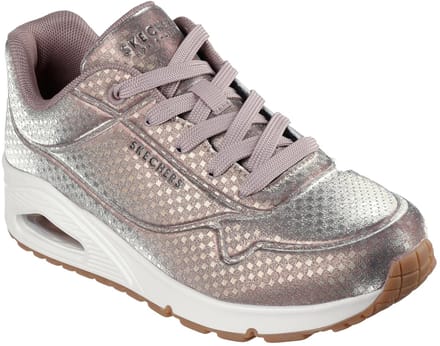 Skechers Dames Street UNO Disco Nite Sneakers 177162 RSGD Roségoud