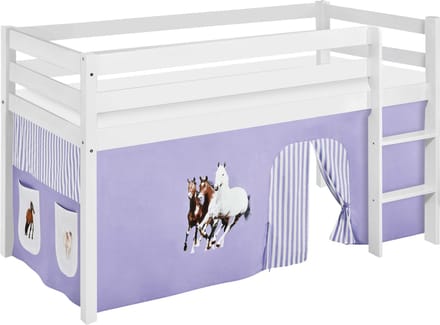 Halfhoogslaper Paard Lila met tent