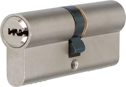S2 veiligheidscilinder F6 40/40 SKG 2, dubbele profielcilinder (verschillend sluitend)