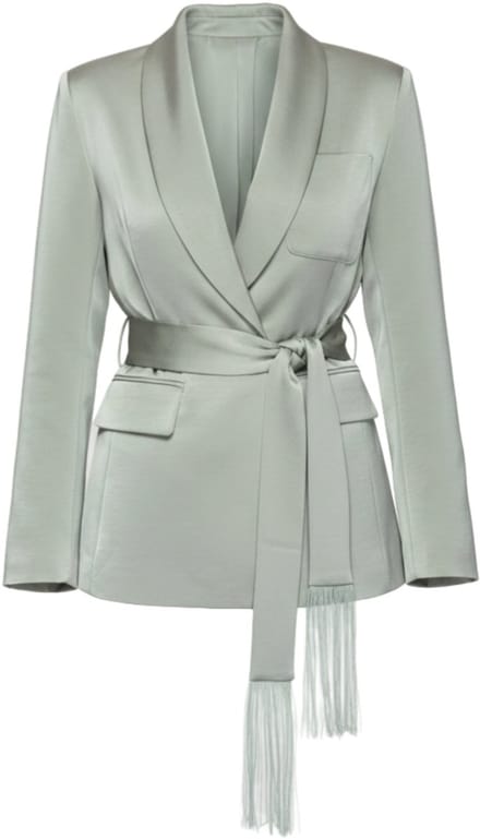 OMBRE Blazer - Slim Fit - Lange Mouw - Knopen Groen M