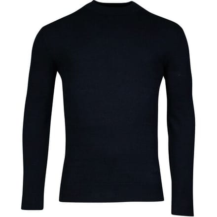 Baileys Trui Pima Cotton Uni Color Turtleneck Single Knit Navy / male