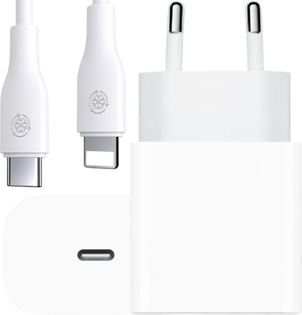 Oplader geschikt voor iPad 2021/2020/2019, iPhone 14/13/12/11 - Snellader - 20w - Power Delivery - 2 Meter