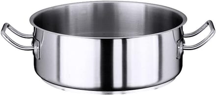 RVS braadpan 24 cm professionele kwaliteit