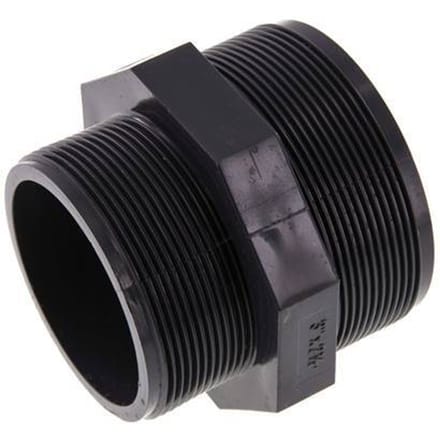 Verloopnippel G2 1/2'' X G3'' PVC-U 16bar En 1452-3