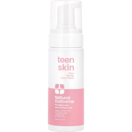 Natural Outcome, TeenSkin, Nettoyant Visage Ultra Doux, 5 oz (150 ml) white