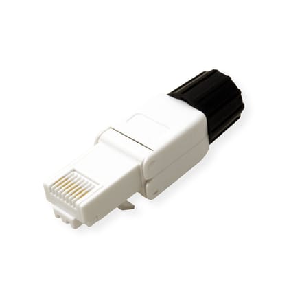 ROLINE veldmontage RJ-45 connector Cat.6A (Klasse EA), UTP, wit