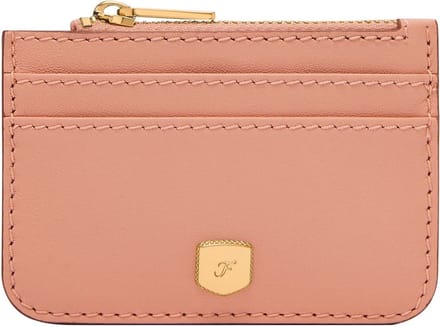 FOSSIL Kaarthouder Sleutelgeval Lennox Zip Card Case Ethereal Zalmroze