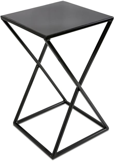 HowHomely - Loftsierlijke Bloembak - 40 cm - Zwart - Metaal