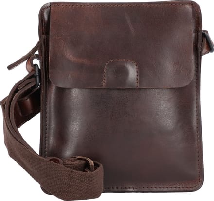 HAROLD'S Leren Schoudertas Aberdeen Crossbag Brown Bruine