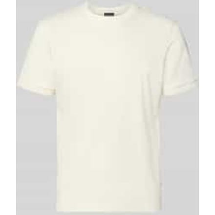 T-shirt met logostitching model 'Benluco'