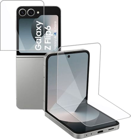 Geschikt voor Samsung Galaxy Z Flip 6 / Flip 7 FE - Screenprotector - Beschermglas Folie