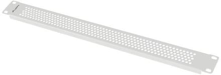 Lanberg 19” 1U Rackkaststekker, Grijs, Geperforeerd, Voor Kantoorgebruik