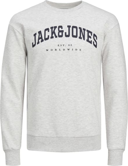 Jack & Jones sweater jongens - grijs - JJEcaleb - maat 128