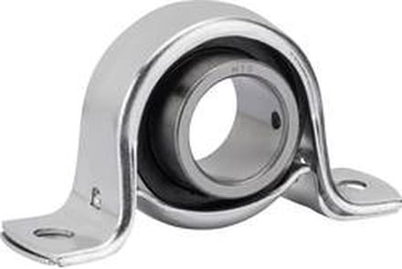 HTB SBPP 204 Staand lager Plaatstaal Boordiameter 20 mm Gatafstand 76 mm