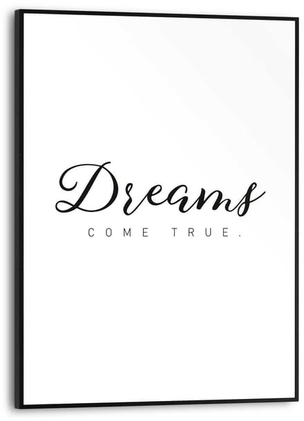 Schilderij Dreams come true - 40 x 30 - Hout - REINDERS