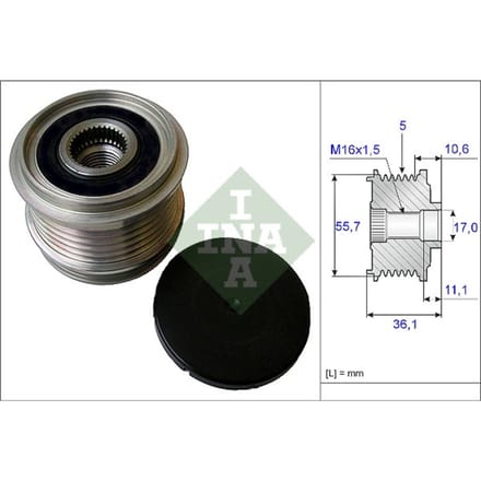 Schaeffler Ina Generator vrijloop INA 535 0161 10