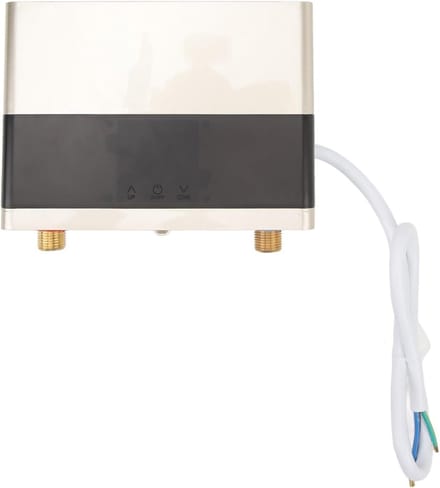 Elektrische Boiler - Doorstromer Verwarming - Direct Warm Water - Compact Ontwerp - 6000W - Goud