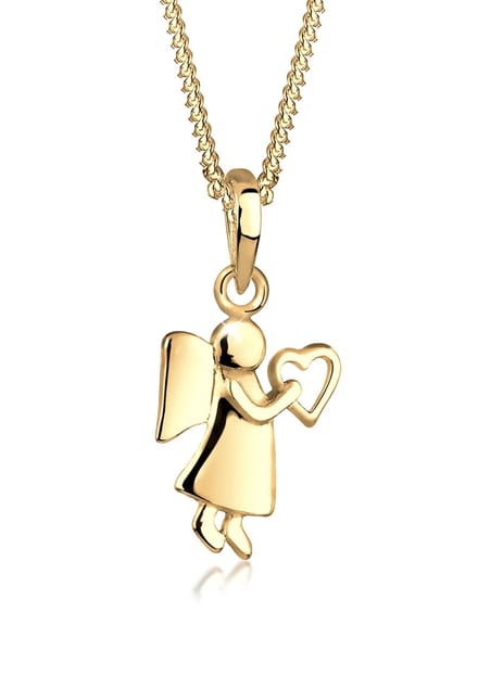 Elli - Halsketting - Dames Engel Hart Talisman in 925 Sterling Zilver - Dames