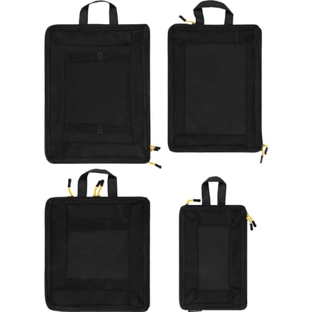Abbey Camp Packing Cubes Compressie - Set van 4 - rPET - Frankfurt-004 - Zwart