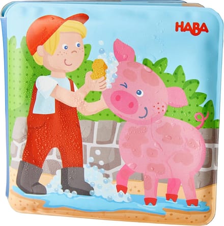 Boek - Badboek - Wasdag bij varkentje en koe
