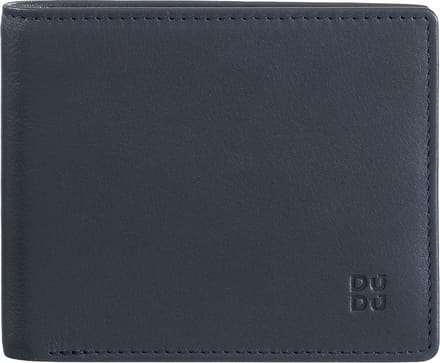 DuDu Azzorre Portemonnee RFID-bescherming Leder 11 cm - Jongens - Horizontaal - navy