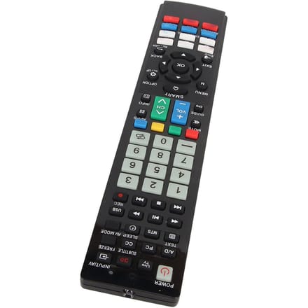 Télécommande de remplacement Télécommande TV universelle résistante à l'usure Compatible pour TV Sharp gray