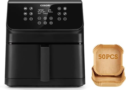Heteluchtfriteuse - Airfryer - Gezond Koken - 62 Liter Capaciteit - Grote Maaltijden