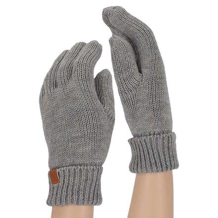 Handschoenen meisjes - Knitted - One Size - Licht Grijs