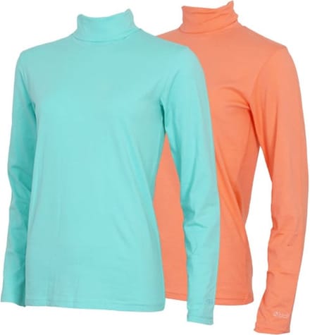 2-Pack Campri - Skipully - Wintersportpully - Dames - Aruba blue/Salmon (652) - maat M