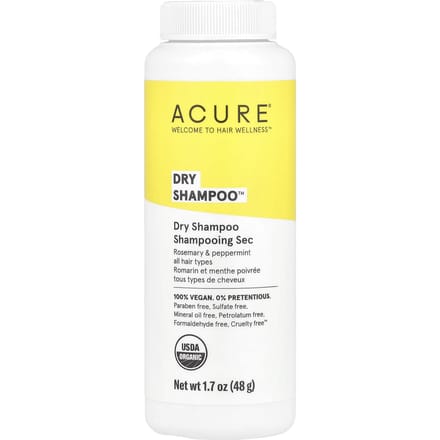 ACURE, Dry Shampoo, Rosemary & Peppermint, 1.7 oz (58 g) yellow