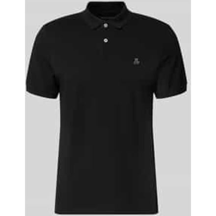Marc O'Polo regular fit polo - heren poloshirt - zwart