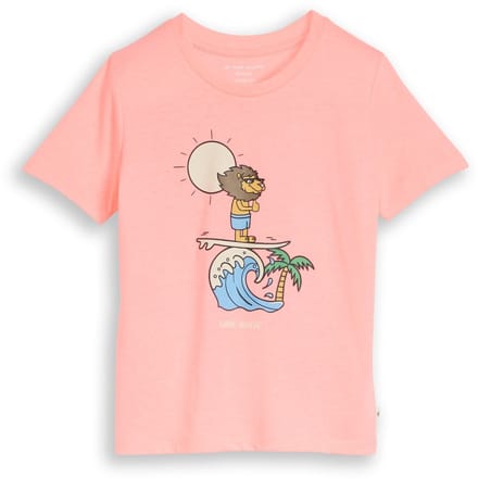 Tom Tailor - T-shirt met UV-print - Maat 92/98 - soft neon pink