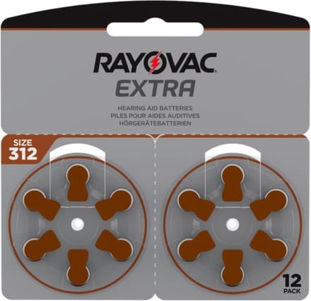 Rayovac Extra P312 voordeelverpakking