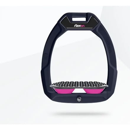 Veiligheidsstijgbeugels Endurance Blauw/Grijs/Roze Flex-On Safe-On