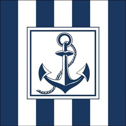 Ambiente - Lunch servetten - Anchor Blue