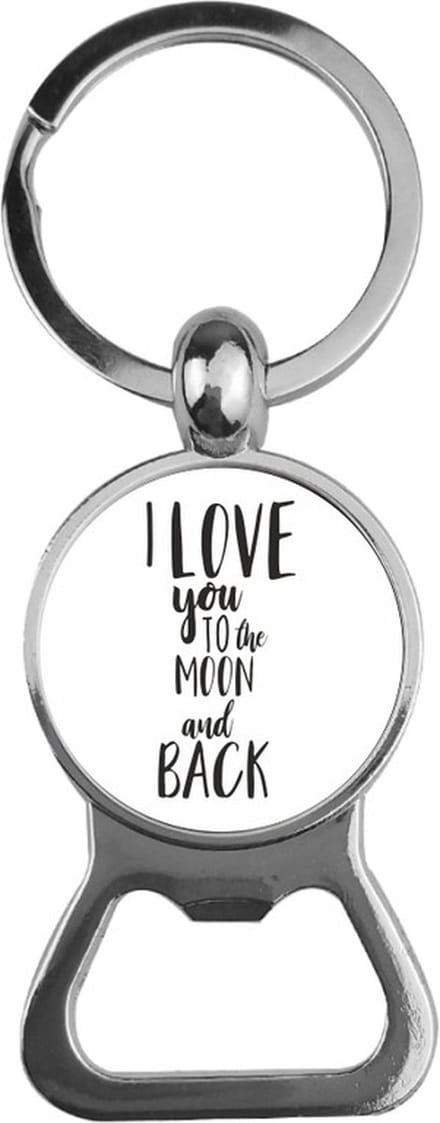 Bieropener Glas - I Love You To The Moon And Back