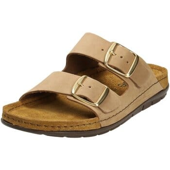 Rohde 5865 14 Slippers Beige Leer Dames - Beige - 36
