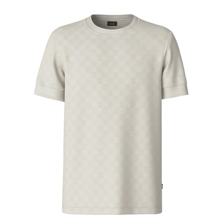 T-shirt met logostitching model 'Benluco'