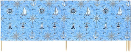 Garronda 4m Strand Windscherm Met Stokken - Windscherm Strand – Windscherm – Camping – Zee-64 - LA-EX-Wb-4m