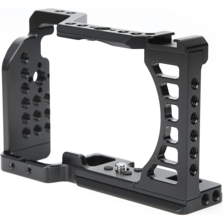 Aluminiumlegering Camera Video Kooi Schietverlenging Schietbeugel voor Sony A7C Camera black