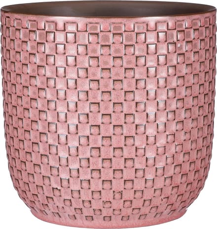 Mica Decorations Daan Bloempot - H18 x Ø19 cm - Lichtroze
