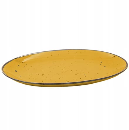 Bogucice Alumina Cottage Geel Ovale Schaal 31 cm