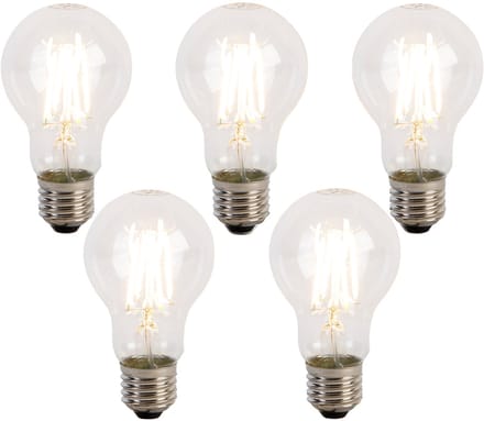 LUEDD Set van 5 E27 3-staps dimbare LED lampen A60 5W 700 lm 2700K