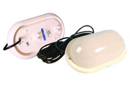 Voortentlamp Wit 230V + Snoer