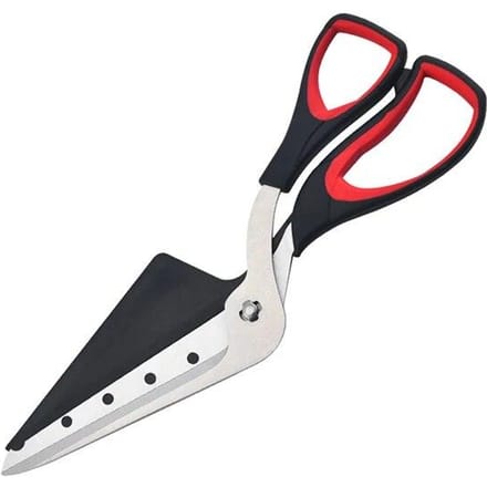 Ciseaux à pizza professionnels, lame tranchante et détachable en acier inoxydable, ciseaux coupe-pizza, spatule à pizza facile à couper, outils de coupe