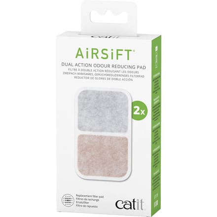 Cat It Airsift Dual Action Air Pad – geurverminderende filterpads voor kattenbakken – 2 stuks