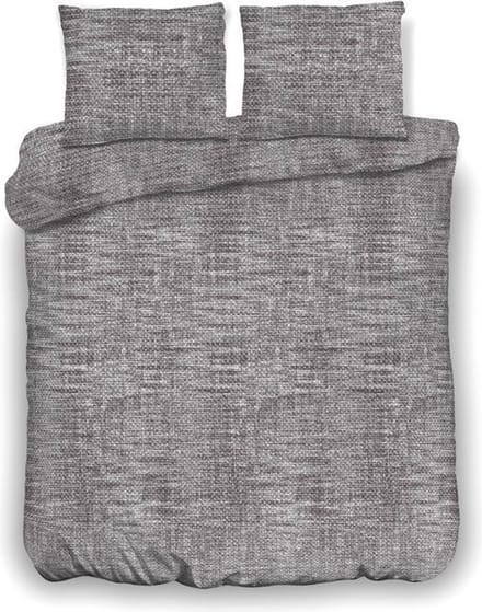Inspirations Dekbedovertrek Washed Fiber Dark Grey 140 x 200/220 cm